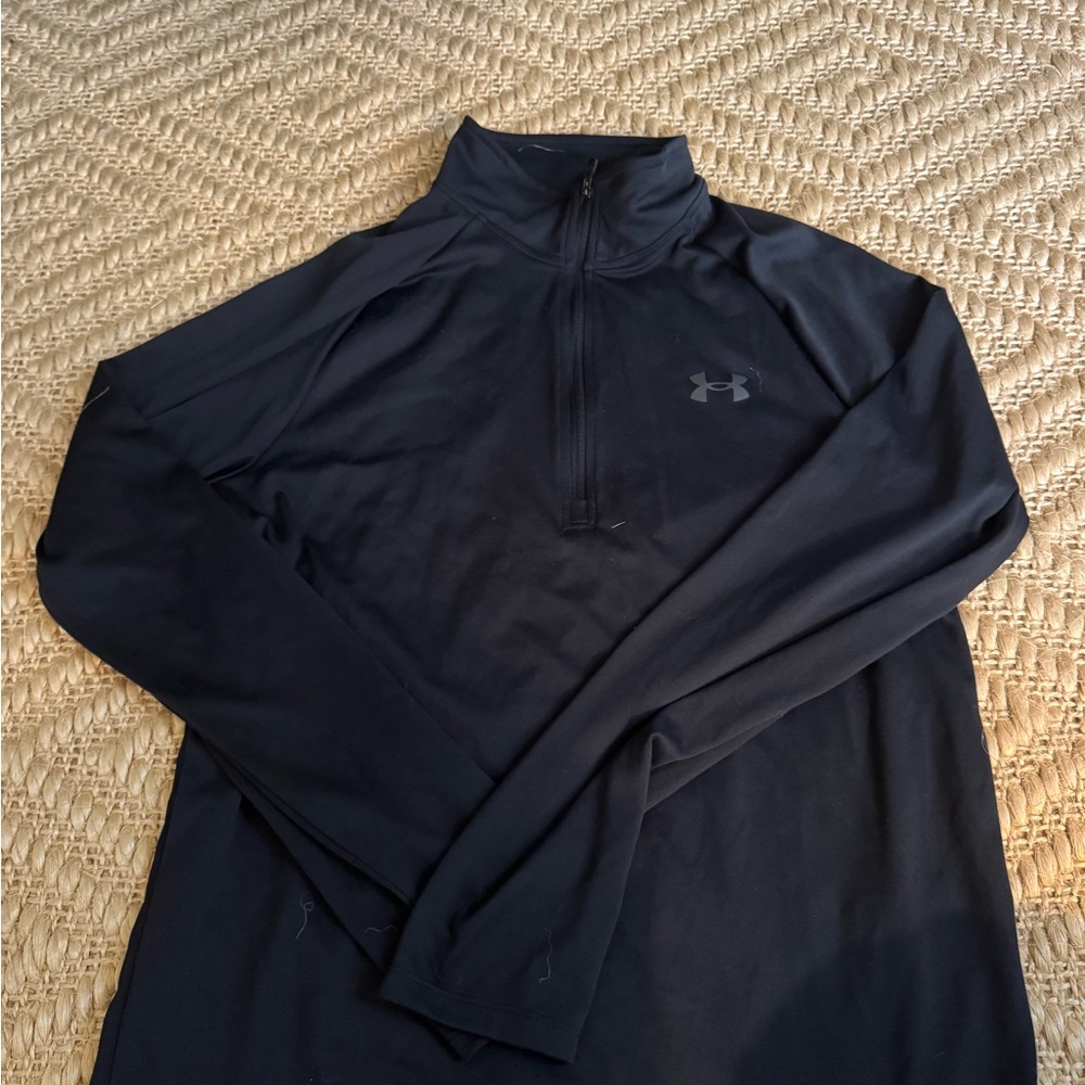 Under Armour Black Quarter-Zip Athletic Top